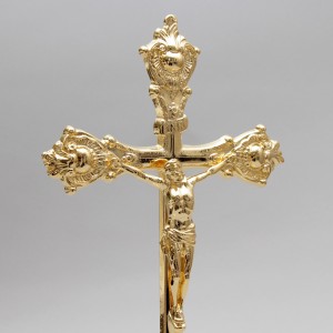 Crucifix and Candle Holders with Oil Candles, Set 6262  - 1