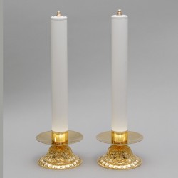 Crucifix and Candle Holders with Oil Candles, Set 6262  - 4