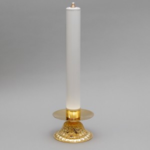 Crucifix and Candle Holders with Oil Candles, Set 6262  - 5