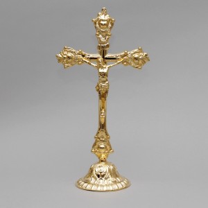 Crucifix and Candle Holders with Oil Candles, Set 6262  - 6