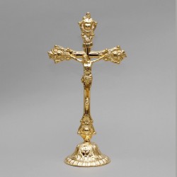 Crucifix and Candle Holders with Oil Candles, Set 6262  - 7
