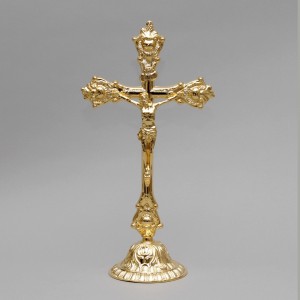Crucifix and Candle Holders with Oil Candles, Set 6262  - 7