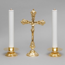 Cross and Candle holders with Oil candles, Set 5332  - 3
