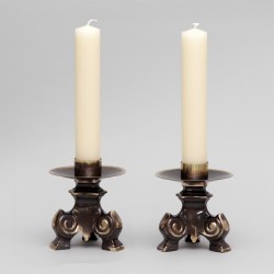 Cross and Candle holders with Oil candle, Set 2675  - 1