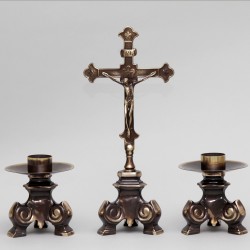 Cross and Candle holders with Oil candle, Set 2675  - 2