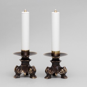 Cross and Candle holders with Oil candle, Set 2675  - 7