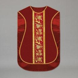 Printed Roman Chasuble 4538 - Red  - 11