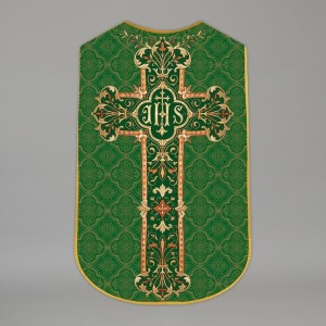 Printed Roman Chasuble 4546 - Green  - 1