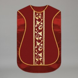 Printed Roman Chasuble 4567 - Red  - 2
