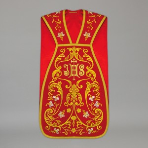 Roman Chasuble 13710 - Red  - 2