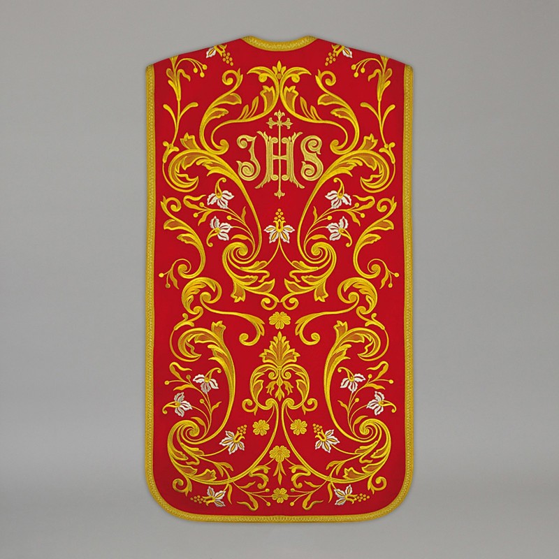 Roman Chasuble 13710 - Red  - 1