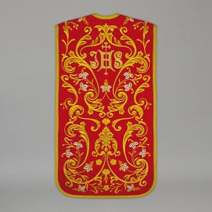 Roman Chasuble 13710 - Red  - 1