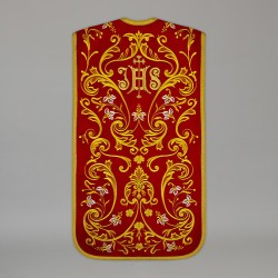 Roman Chasuble 13710 - Red  - 10