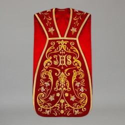 Roman Chasuble 13710 - Red  - 11