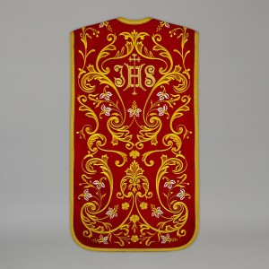 Roman Chasuble 13711 - Red  - 1