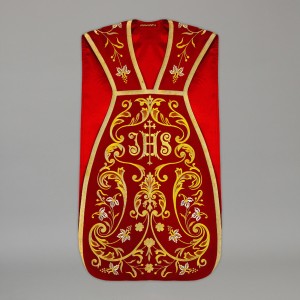 Roman Chasuble 13711 - Red  - 2