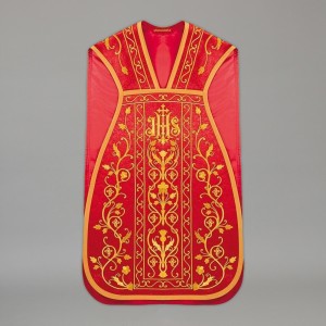 Roman Chasuble 13712 - Red  - 2