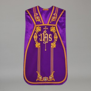 Roman Chasuble 13717 - Red  - 8