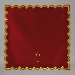 Roman Chasuble 13717 - Red  - 4