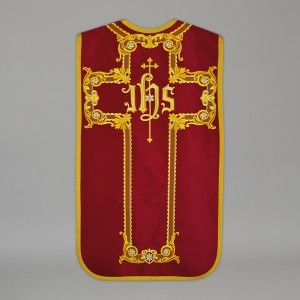 Roman Chasuble 13717 - Red  - 1
