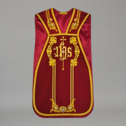 Roman Chasuble 13717 - Red  - 2