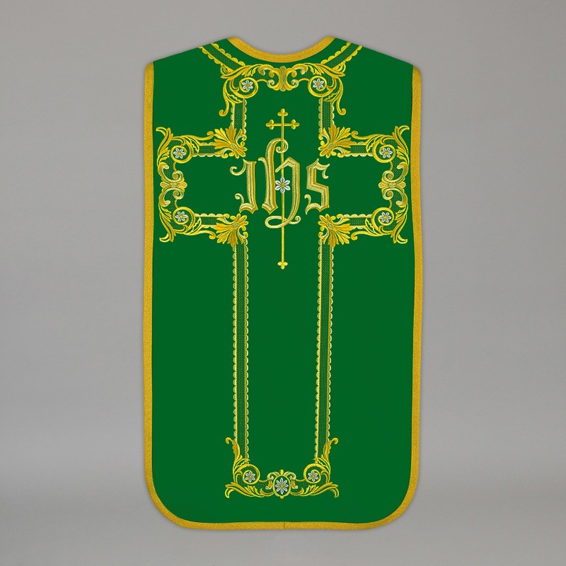 Roman Chasuble 13719 - Green  - 1