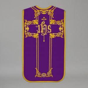 Roman Chasuble 13720 - Purple  - 1