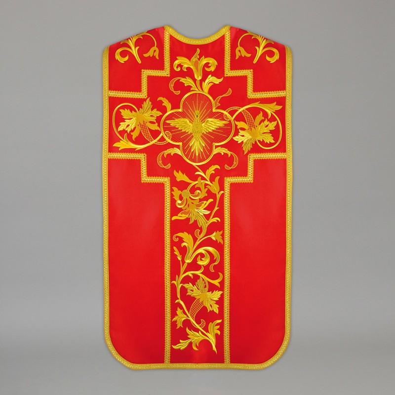 Roman Chasuble 13724 - Red  - 1