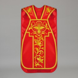 Roman Chasuble 13724 - Red  - 2