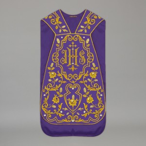 Roman Chasuble 13727 - Red  - 4