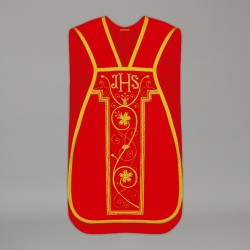 Roman Chasuble 13732 - Red  - 2