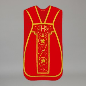 Roman Chasuble 13732 - Red  - 2