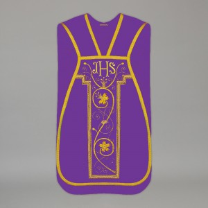 Roman Chasuble 13733 - Purple  - 2