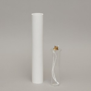 White Oil Candle 2'' Diameter  - 7