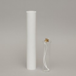 White Oil Candle 2'' Diameter  - 7