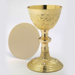Textured Chalice with Paten...