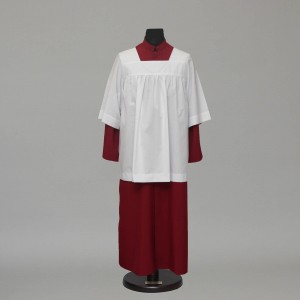 Altar server cassock and  gathered style cotta 2498  - 6