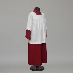 Altar server cassock and  gathered style cotta 2498  - 9