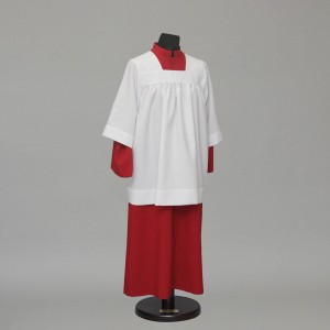 Altar server cassock and  gathered style cotta 2498  - 12