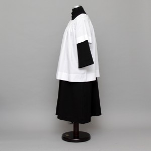 Altar server cassock and  gathered style cotta 2498  - 24