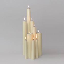 1 3/4'' (44.4mm) Diameter Ivory Oil Candle