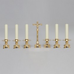 Crucifix and 2" Candle...