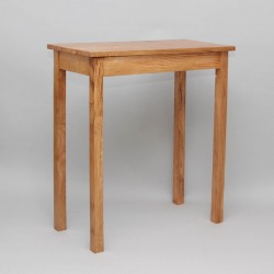 Light Oak Credence Table 17322