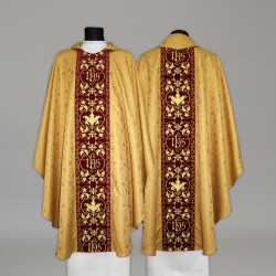 Gothic Chasuble 17579 - Gold
