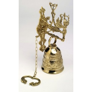 Large Ornate Brass Bell