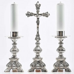Crucifix and 2 3/8" Candle...