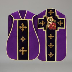 Roman Chasuble 18748 - Purple