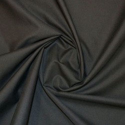Black Cotton Poplin Fabric...
