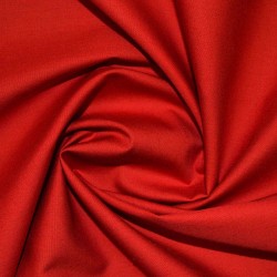 Red Cotton Poplin Fabric 19383