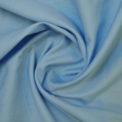 Blue Cotton Poplin Fabric...